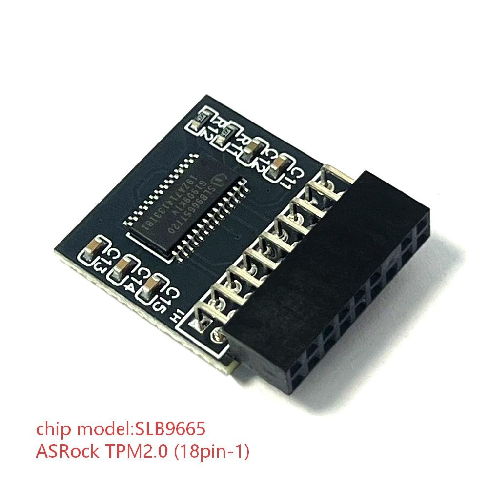 TPM2.0 18pin-1 Security Module LPC SLB9665 For ASRock Z390 Phantom Gaming 4
