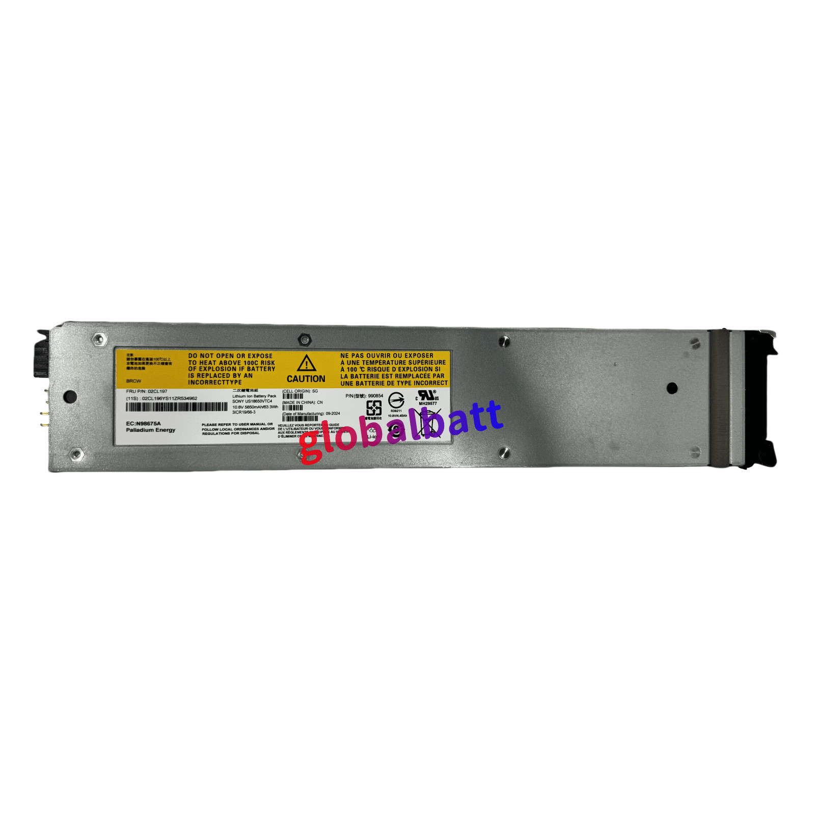 2025 New 5850mAh 02CL197 02CL196 02CL030 Battery for IBM Flash System 840/900