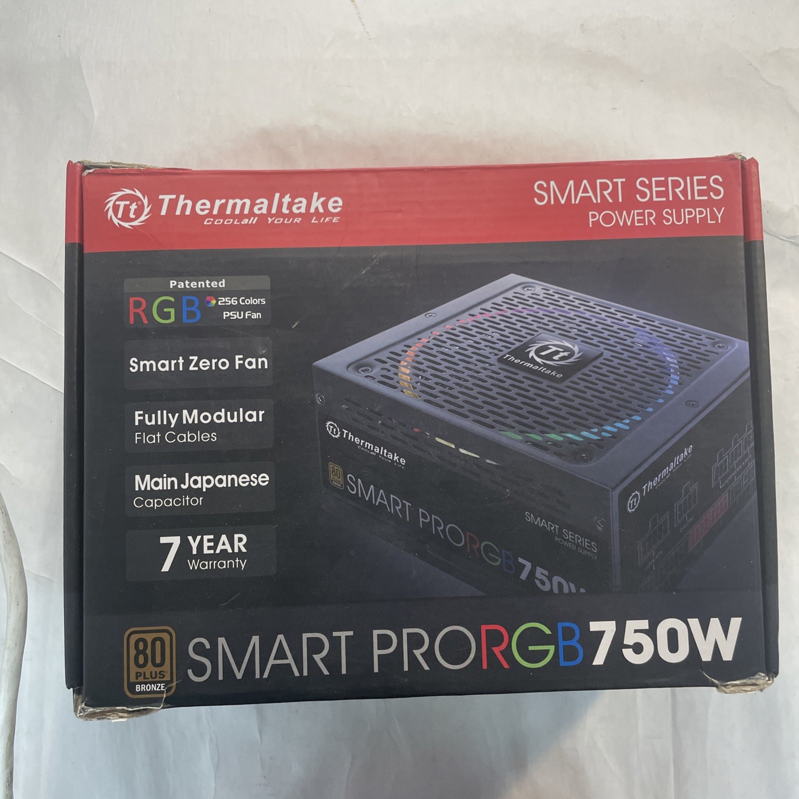 Thermaltake Smart Pro RGB750W NO POWER CORD M4 CHECK DESCRIPTION UNTESTED M4