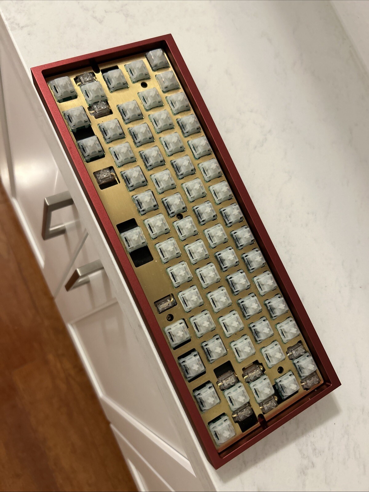 KDBfans Red Tofu60 Custom Keyboard