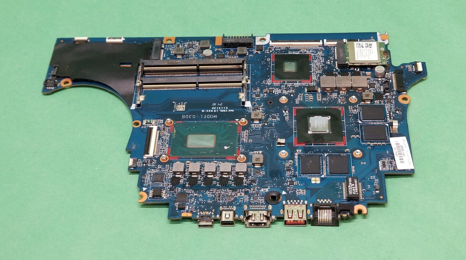 HP Omen 15-DC0095NR Genuine Intel i7-8750H Motherboard L24330-601 DAG3DBMB8D0
