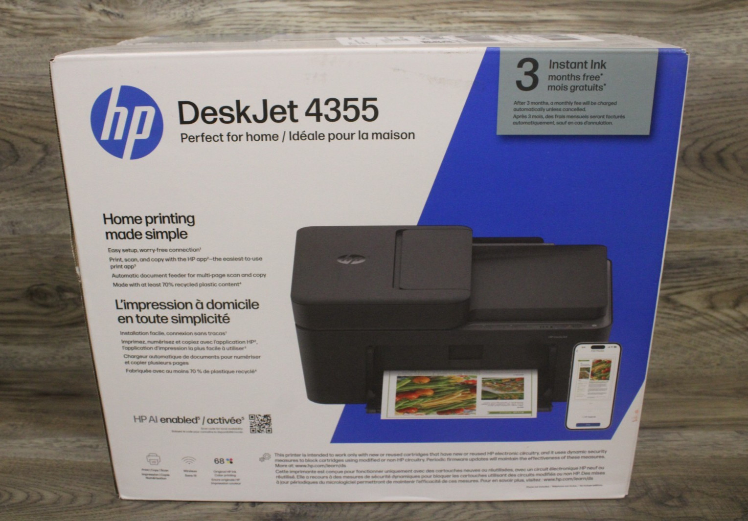 HP DeskJet 4355 All-in-One Inkjet Printer