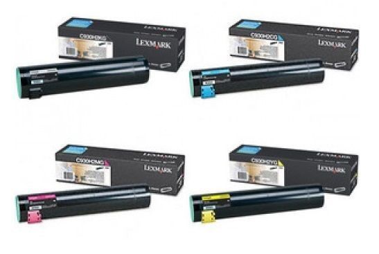4 Genuine Lexmark Toner X950 X952 X954 DE / X950X2KG X950X2CG X950X2MG X950X2YG