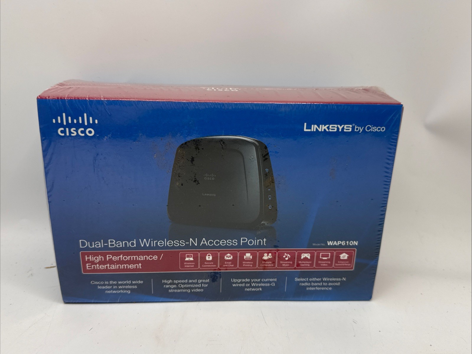Cisco Linksys WAP610N Dual-Band Wireless-N Access Point - NEW Sealed (81)