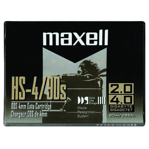 NEW, 2 PCS, Maxell HS-4/90s 4mm 90M Data Tape 2.0GB, 