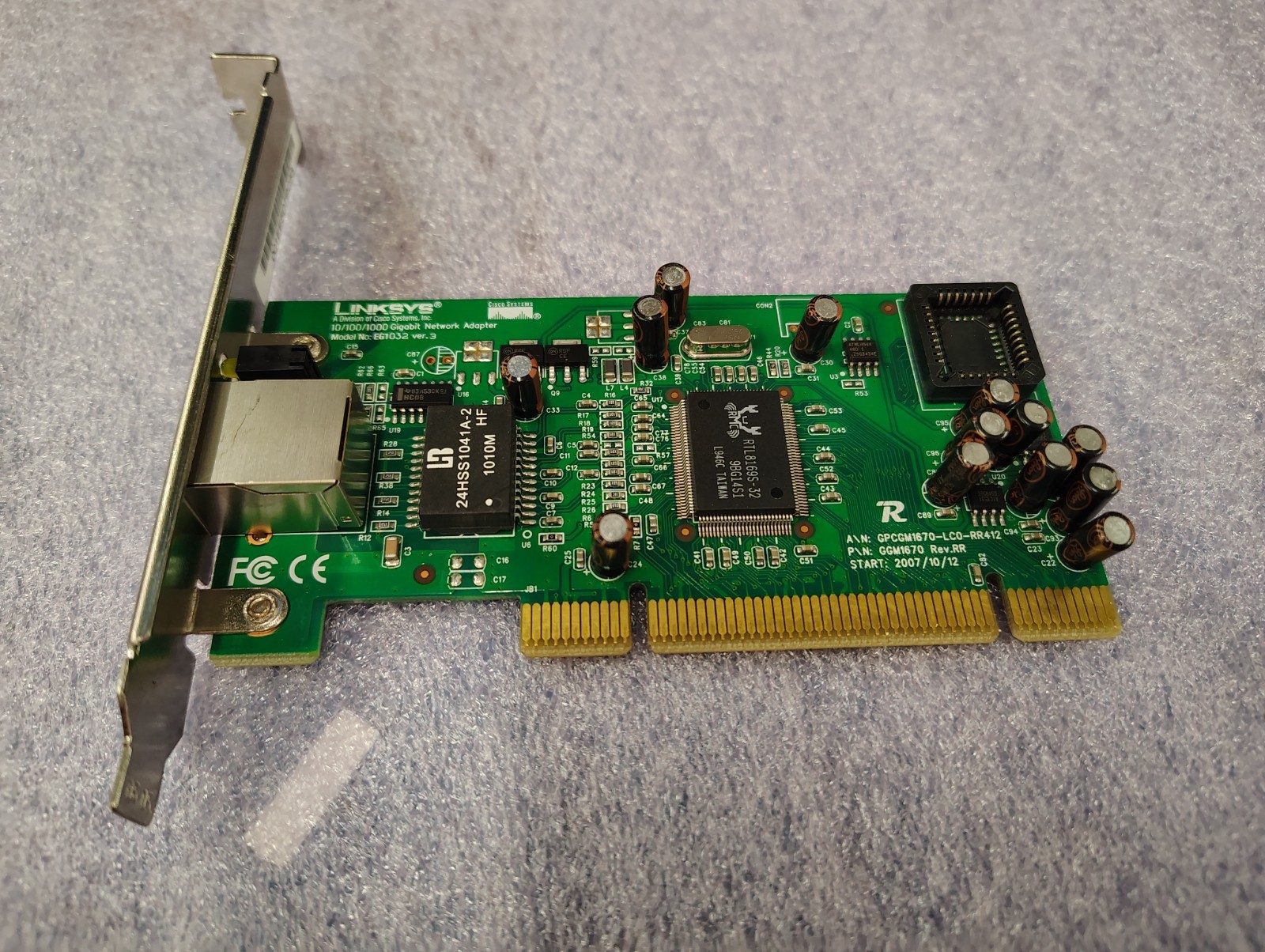Linksys EtherFast 10/100 LAN Card networking card 