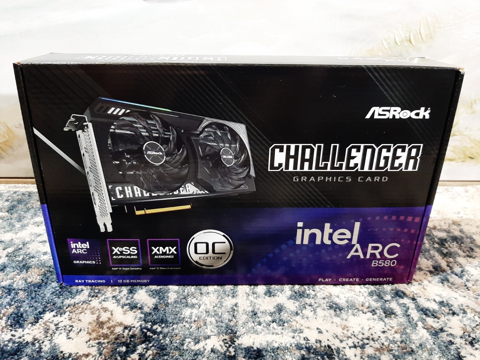 ASRock Challenger Arc B580 12GB GDDR6 PCI Express 4.0 x8 Graphics Card New
