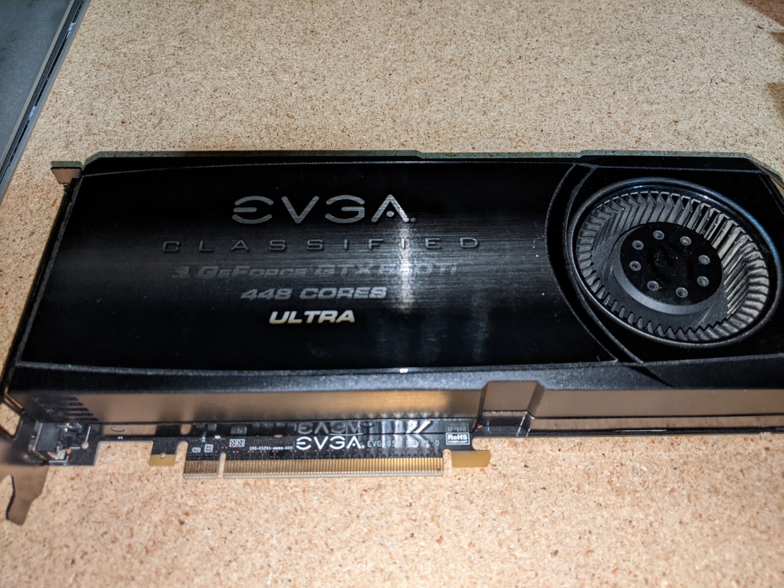 EVGA Classified G-Force  GFX-560-Ti 448 Cores Ultra USED AS-IS SEE PICS