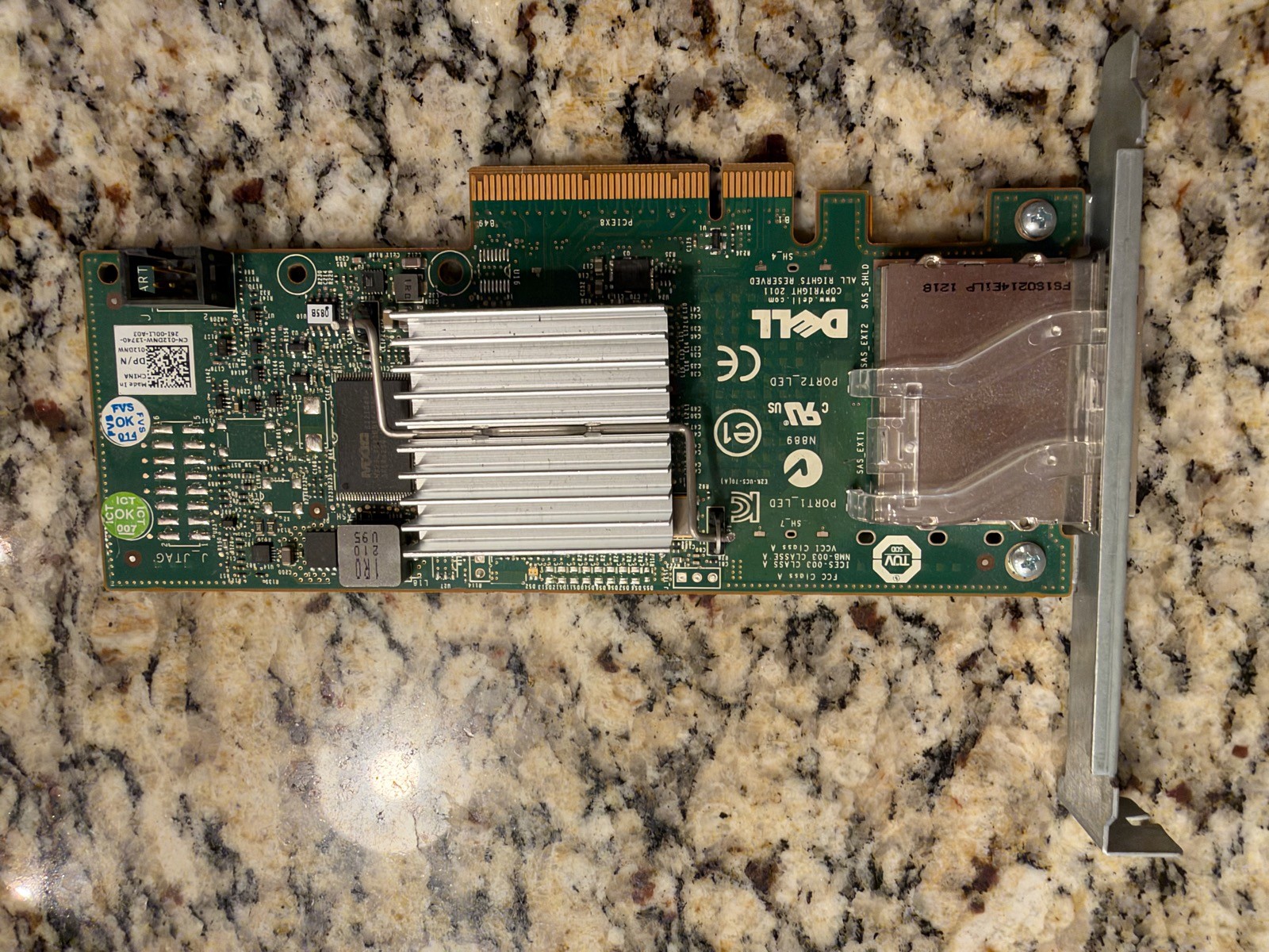 Lot of 3 Dell PERC H200E 6Gb/s External SAS HBA PCIe 012DNW 0D687J UCS-70
