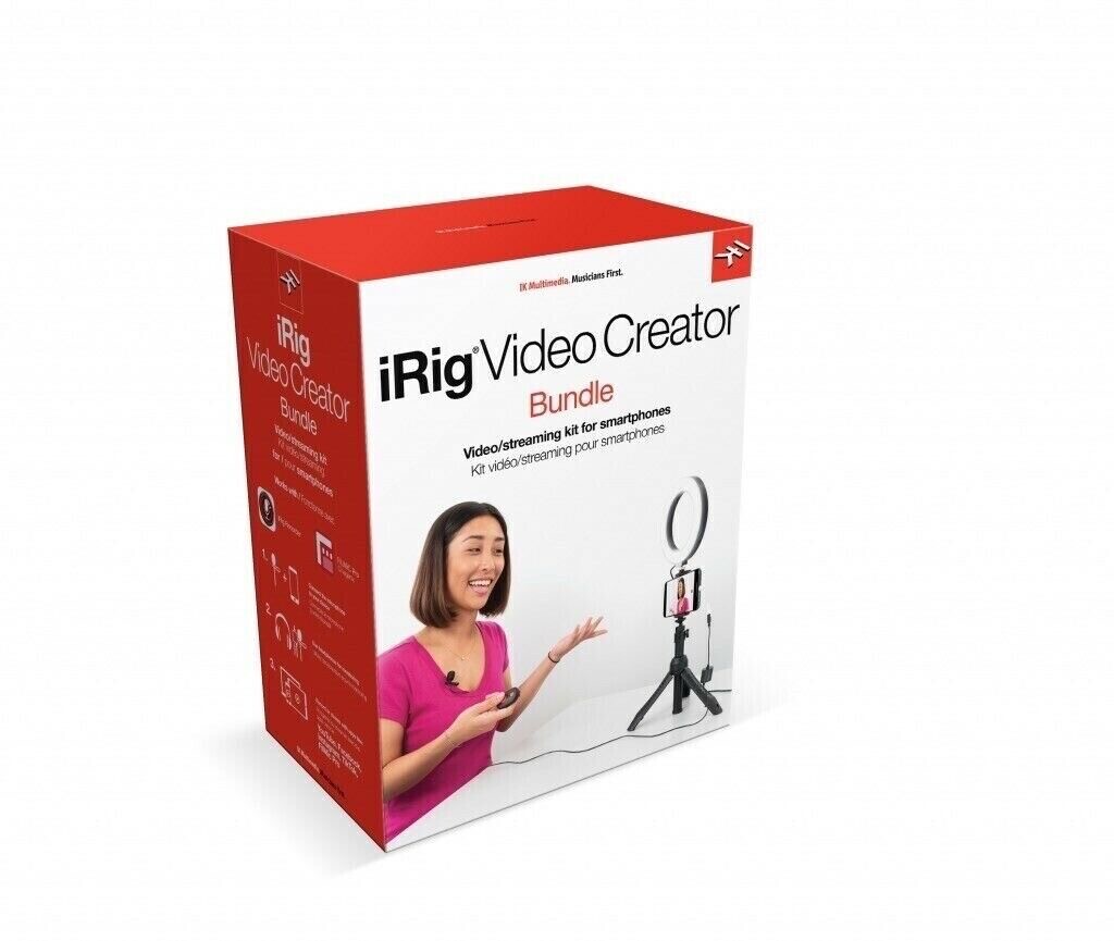 IK MULTIMEDIA iRIG VIDEO CREATOR BUNDLE Complete Podcast Live-Stream System NEW