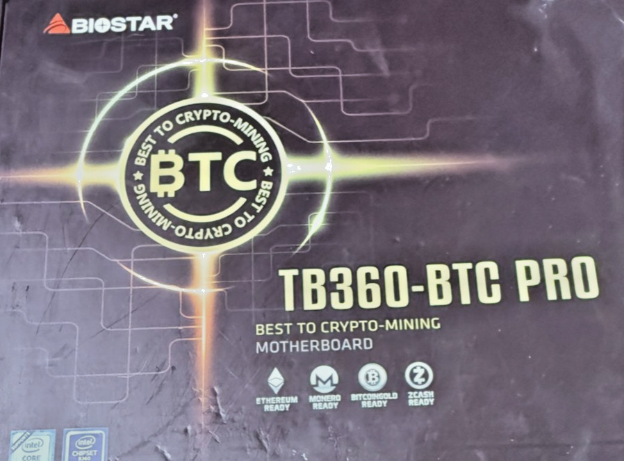 BIOSTAR TB360-BTC PRO 2.0 ATX LGA1151 DDR4 Intel Mining Motherboard