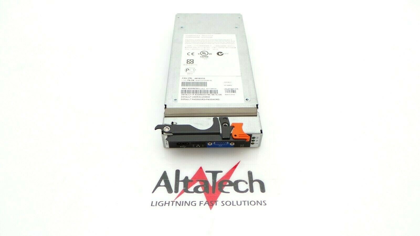 IBM 49Y6315 BladeCenter Advanced Management Module
