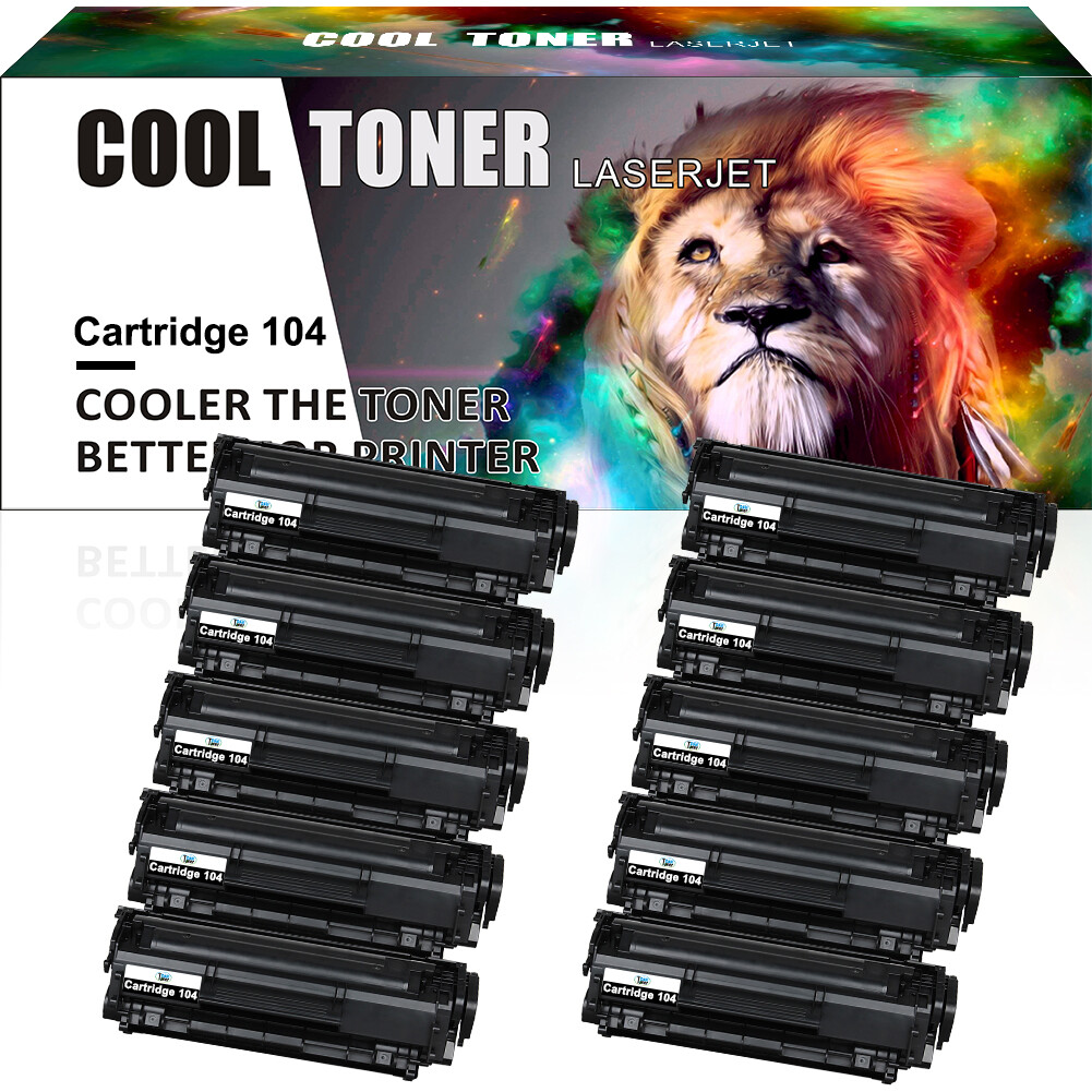 10PK Toner Cartridge for Canon 104 ImageClass MF4150 MF4350d MF4370dn D420 D480