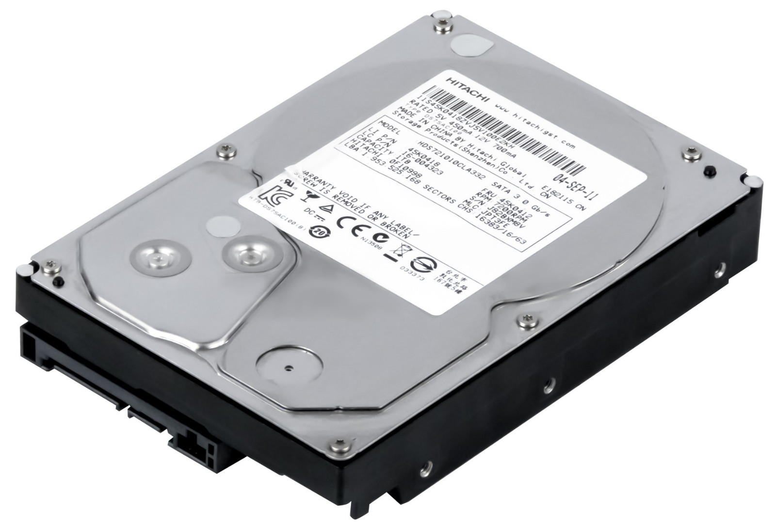 HARD DRIVE HITACHI DeskStar 7K1000.C HDS721010CLA332 1TB 7.2K 32MB SATA II 3.5''