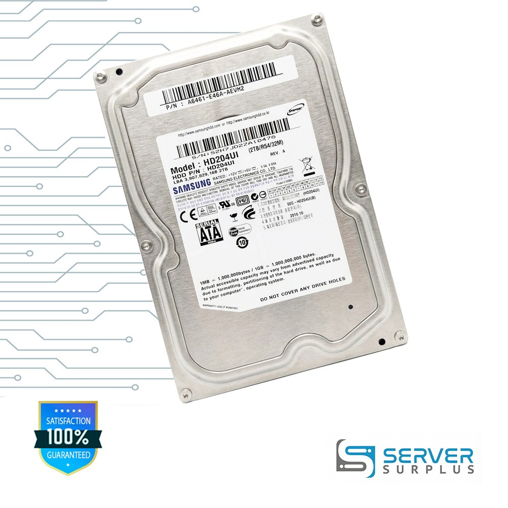 Samsung Spinpoint F4EG 2TB SATA 3Gb/s 3.5 in Enterprise HDD | HD204UI