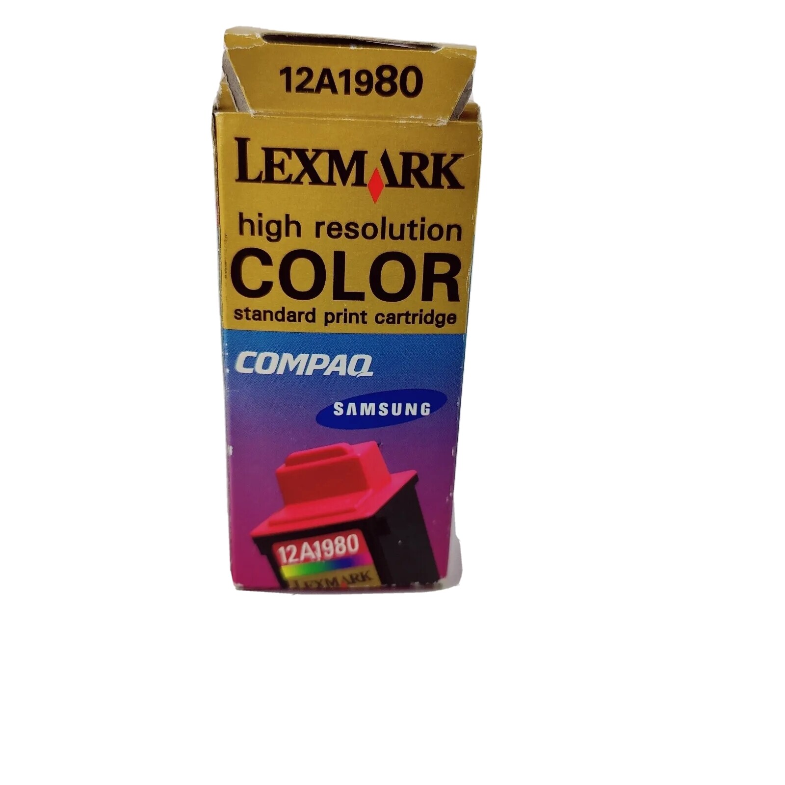 Lexmark 80 Color Ink Cartridge 12A1980 Genuine Factory Sealed New