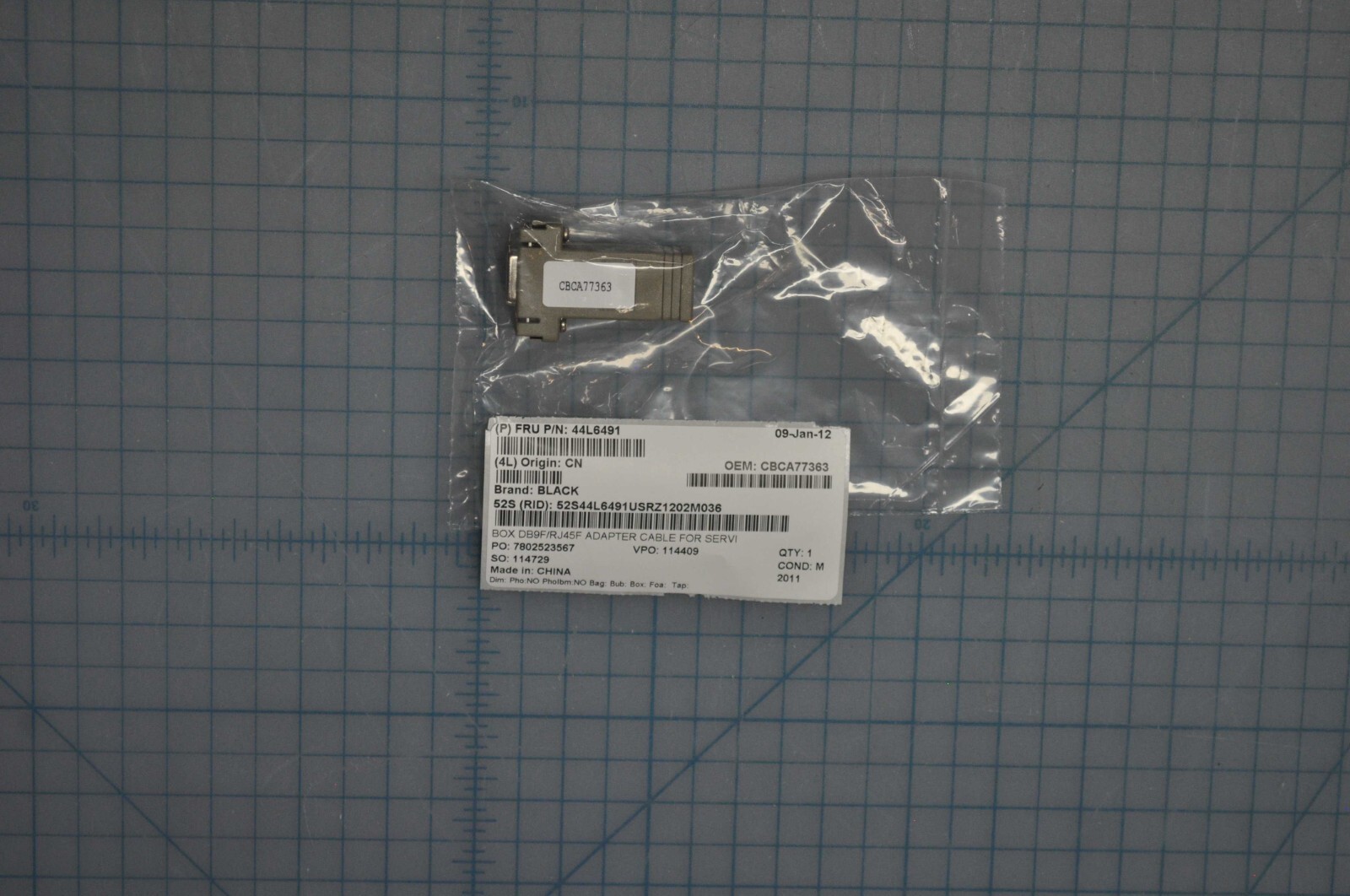 New BLACKBOX Service use on Cisco 1683 DB9 To Rj45 Adapter Cable CBCA77363