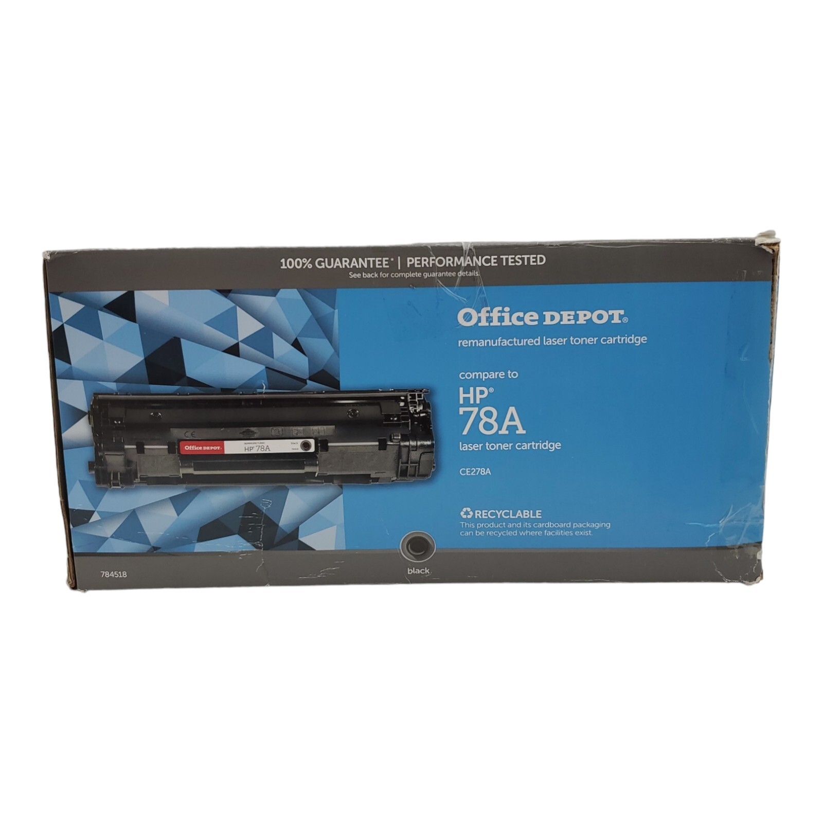 Office Depot Compatible w/ HP 78A CE278A Black Laser Toner Cartridges OD78A NEW