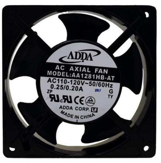 ADDA AA1281HB-AT 120x120x38.5MM AC Axial Cabinet Cooling Fan 110/120V 0.25/0.21A