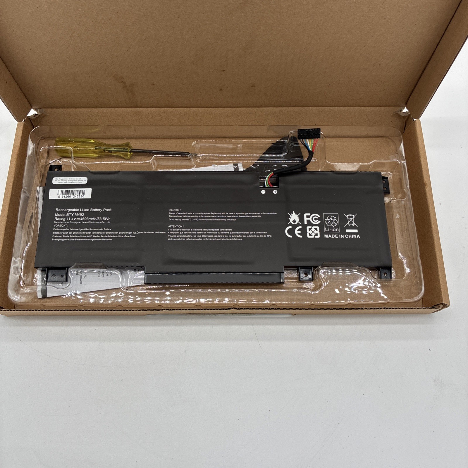 New Original BTY-M492 Battery for Msi Katana GF66 GF76 Pulse GL66 GL76 WF66 WF76