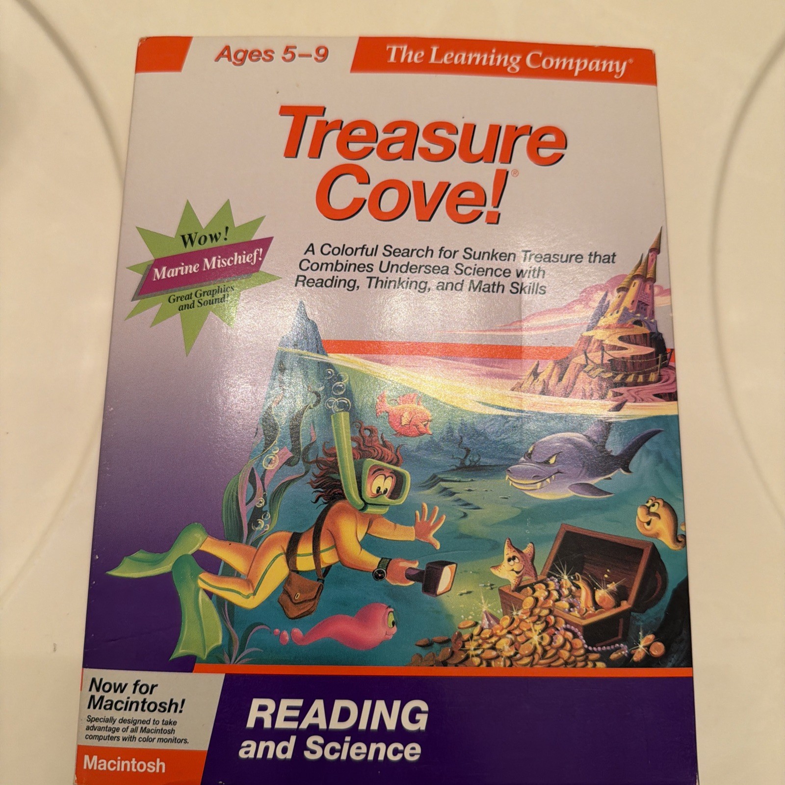 Treasure Cove The Learning Company 1994-95 CD-ROM Vintage