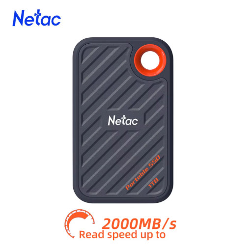 Netac ZX20 External SSD 512GB 1TB 2TB USB 3.2 Gen2x2 Portable SSD for Laptop