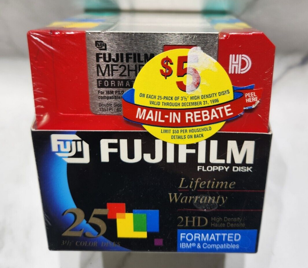 25 Pack Fuji Fujifilm 3.5
