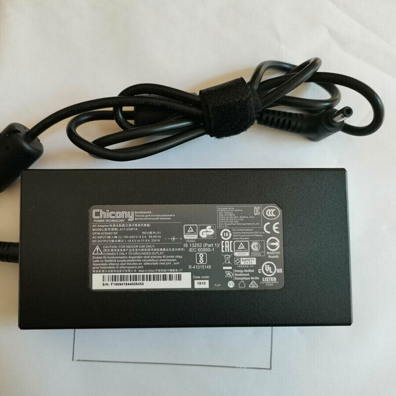 Genuine Chicony AC Adapter 230W for MSI GS75 STEALTH 17.3,GS66 10SFS-032 Charger