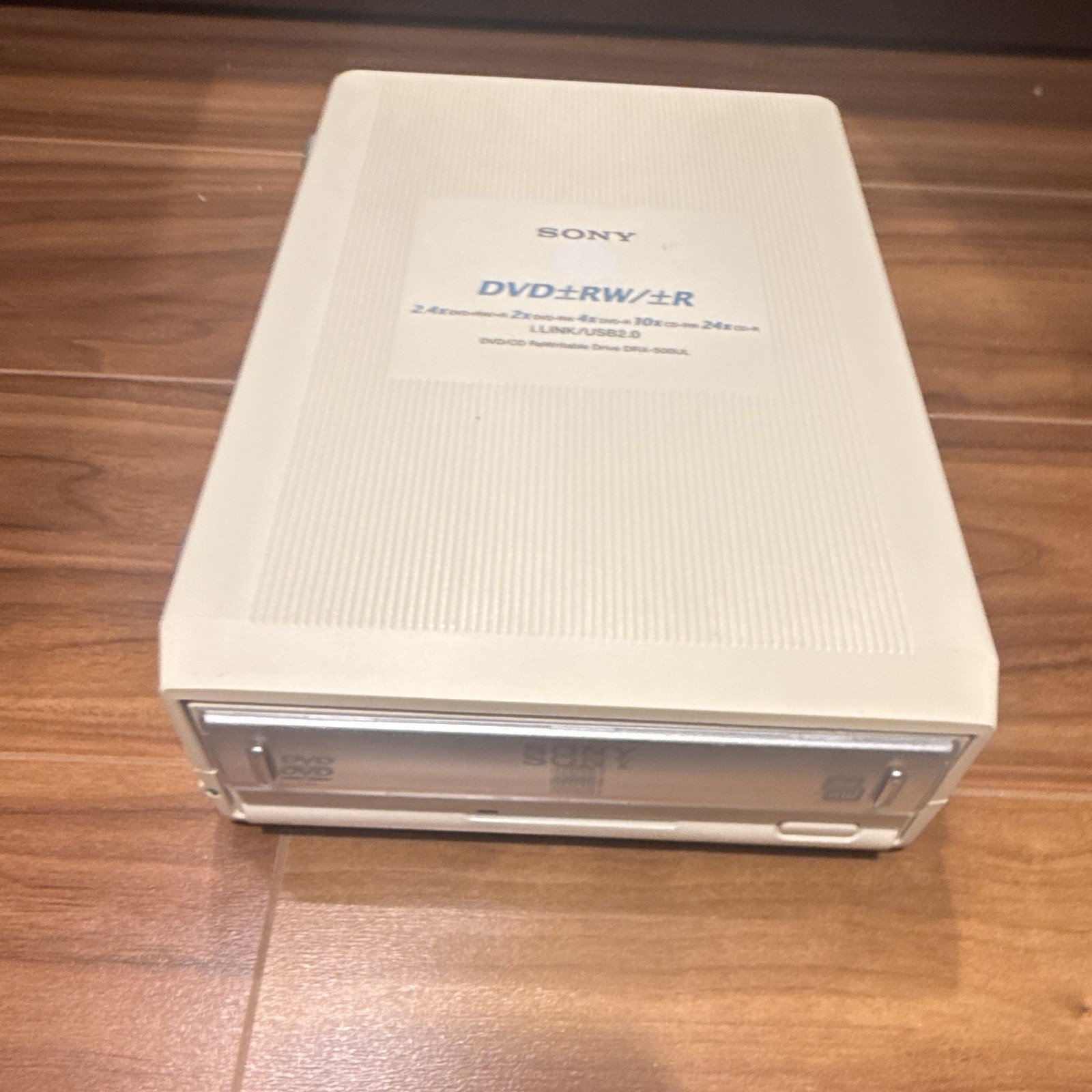 Sony DRX-500UL External DVD/CD Rewritable Drive DVD±RW i.LINK USB 2.0 Beige