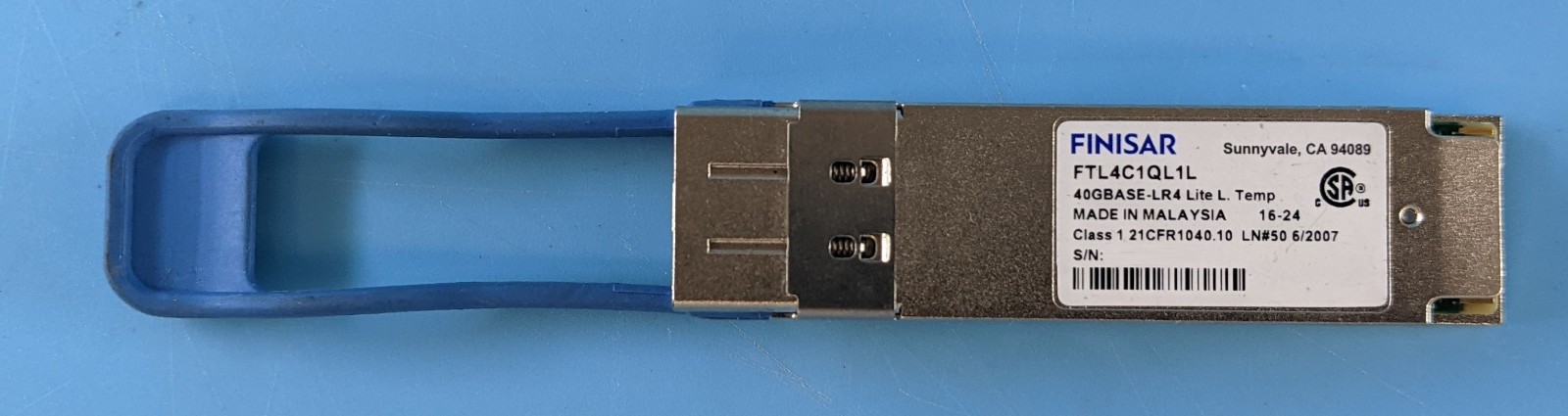 Lot of 10 Finisar FTL4C1QL1L QSFP+ 40GBASE-LR4 Lite L. Temp 1310nm Transceiver