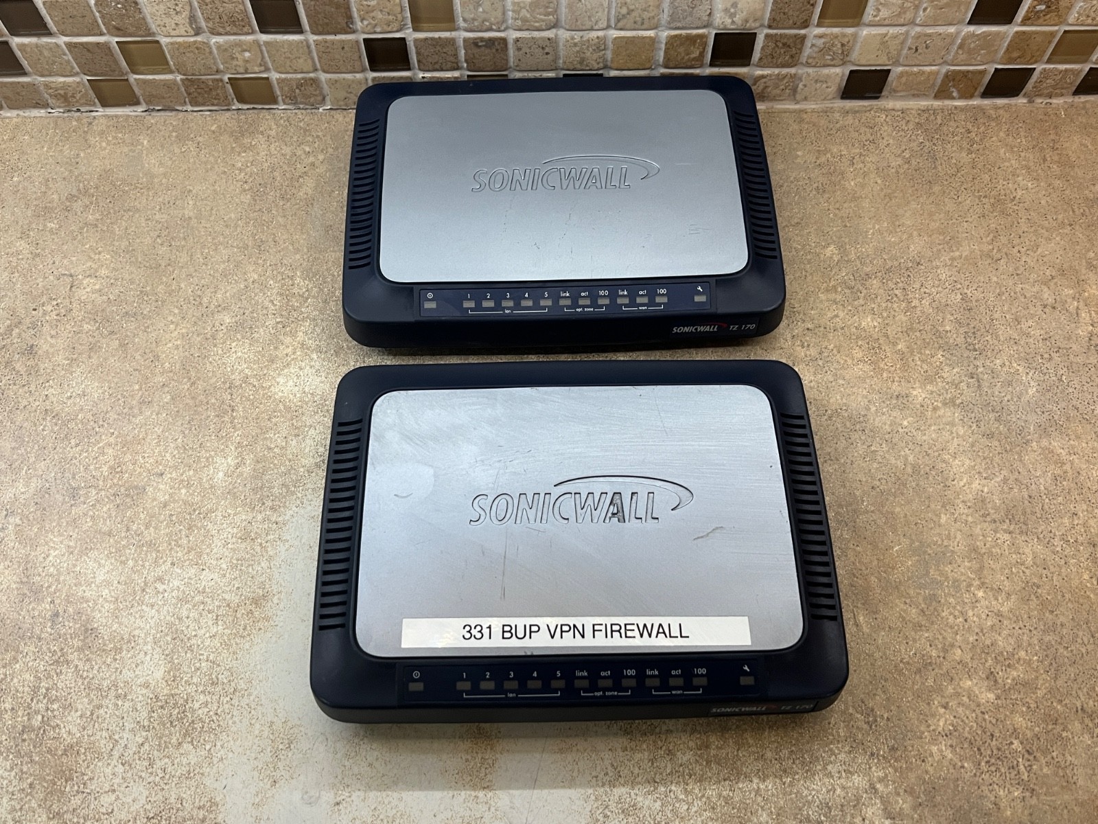 Lot of 2 Sonicwall TZ 170 Network Firewall VPN Security Appliance