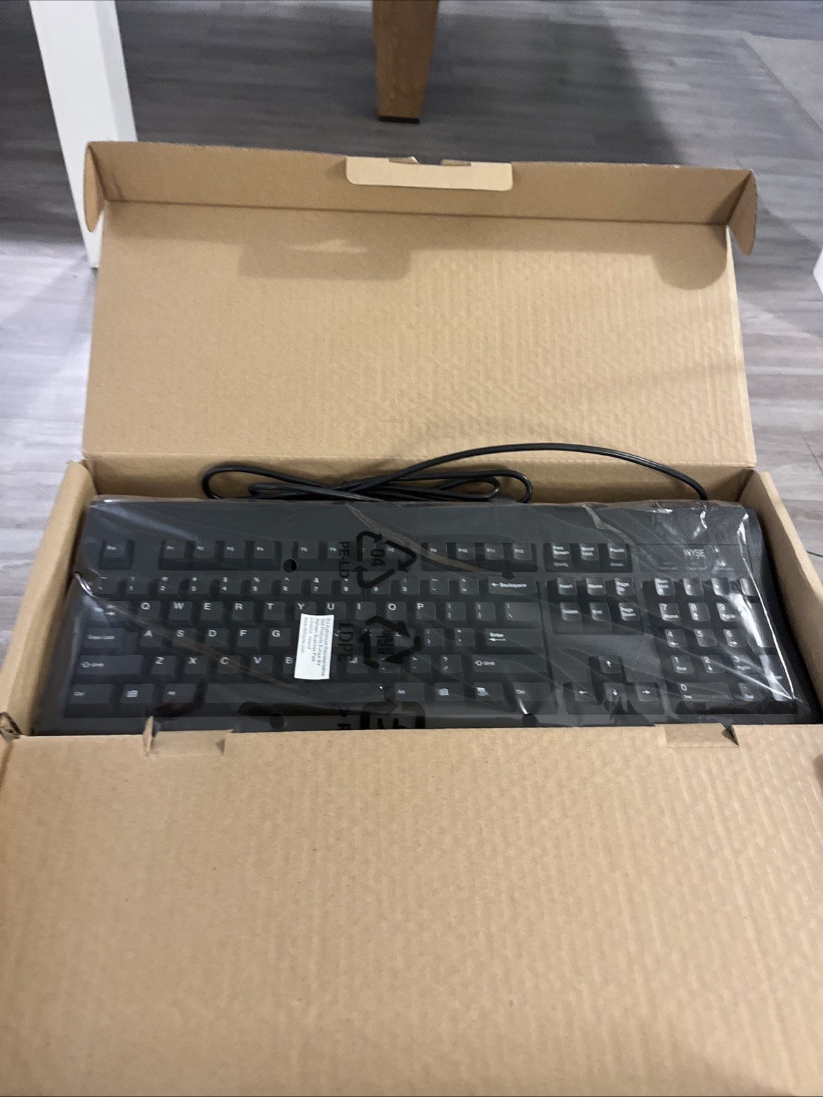 NEW NIB WYSE USB Keyboard 901716-06L KU-8933 usb Port 104K Black New In Box