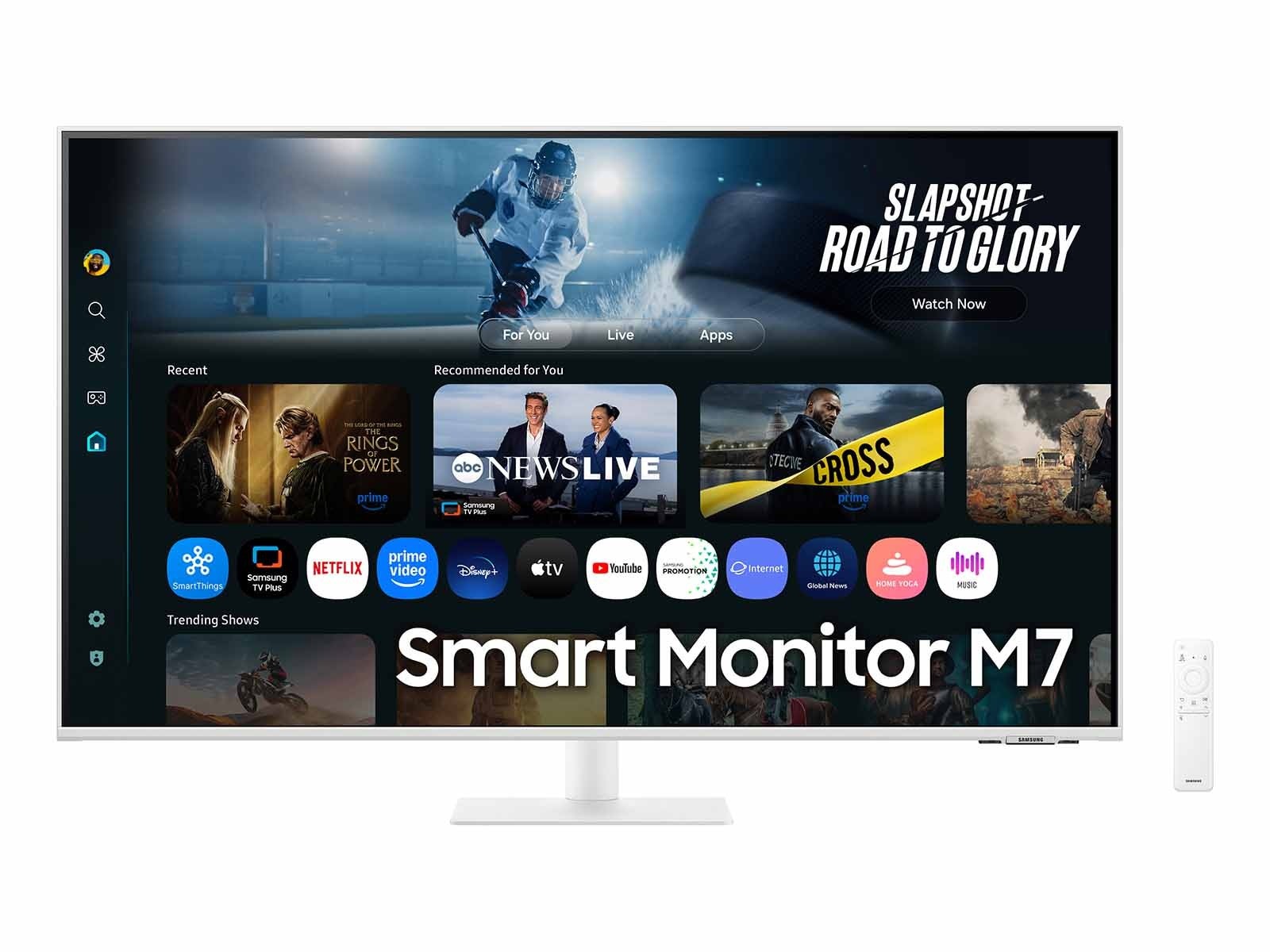 SAMSUNG 43 SMART MONITOR M7 M70F4K USB-C SMART TV APPS SAMSUNG - Scratch & Dent