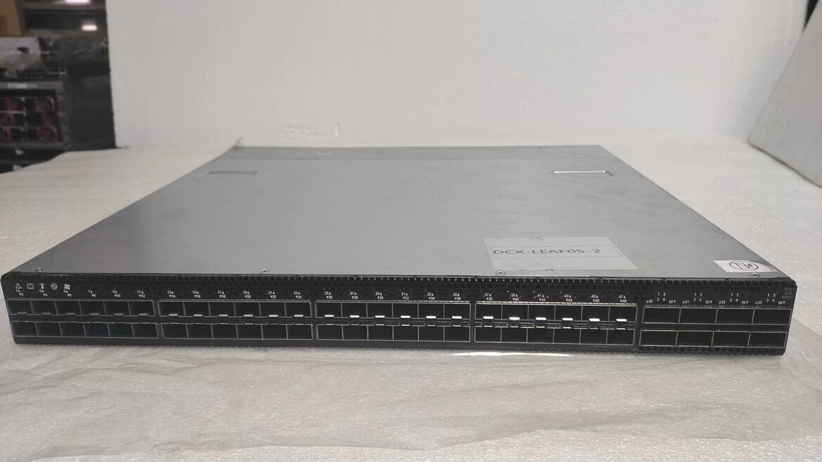 Mellanox MSN2410-CB2F 48 port 25GbE+8-port 100GbE Network Switch-