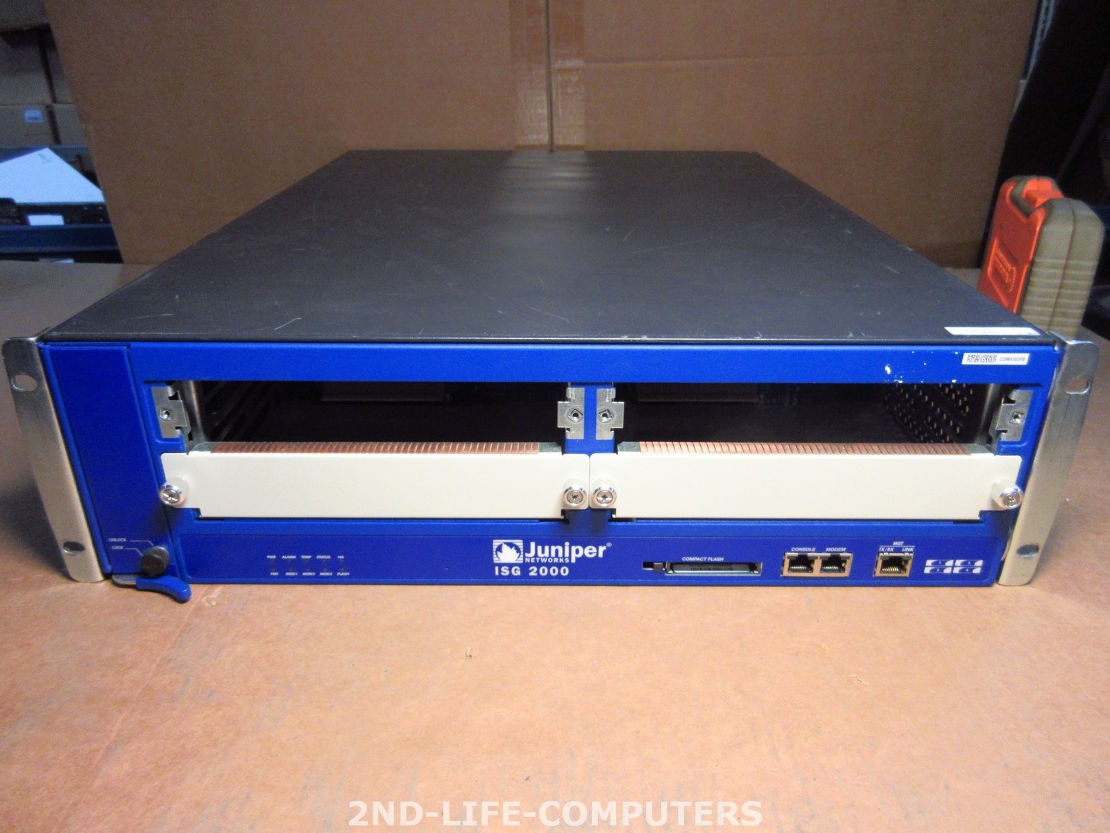 Juniper Netscreen ISG 2000 Advanced Gateway Chassis EXCL MODULES - INCL 2X PSU