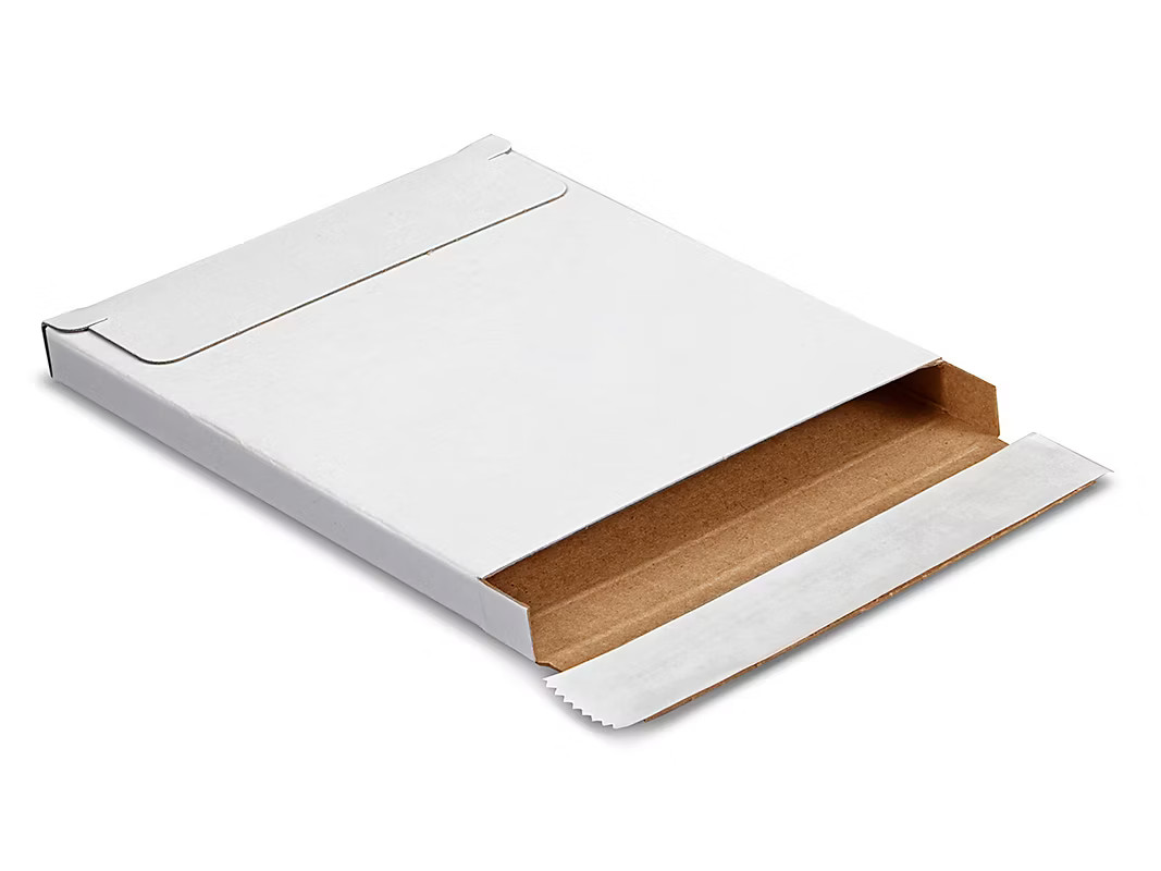 Pack of 200 Cd Case Mailers - Fiberboard Self-Seal Envelopes