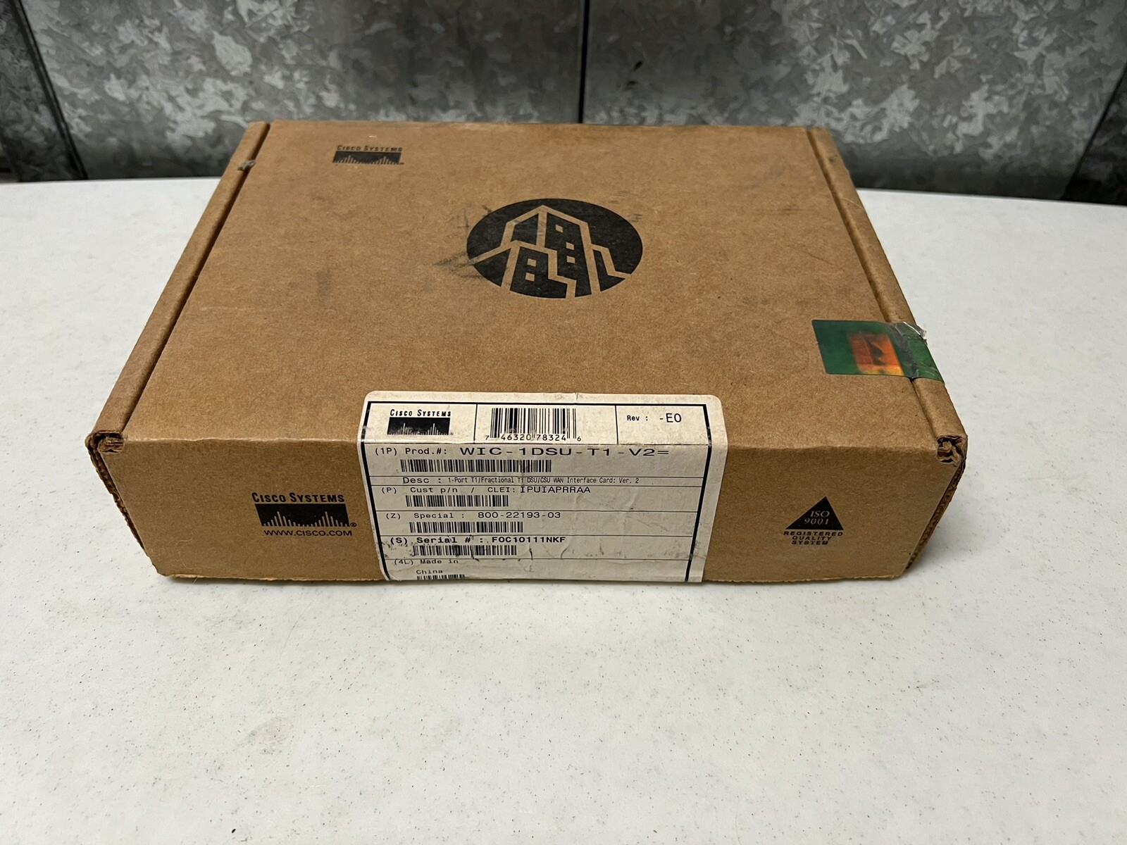 Cisco WIC-1DSU-T1-V2= T1 DSU/CSU WAN Interface Card
