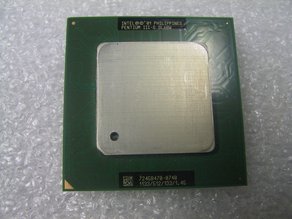 SL6BW Intel Corporation Intel Pentium III 1.13GHz/512K/133MHz Single Core 28.7W 