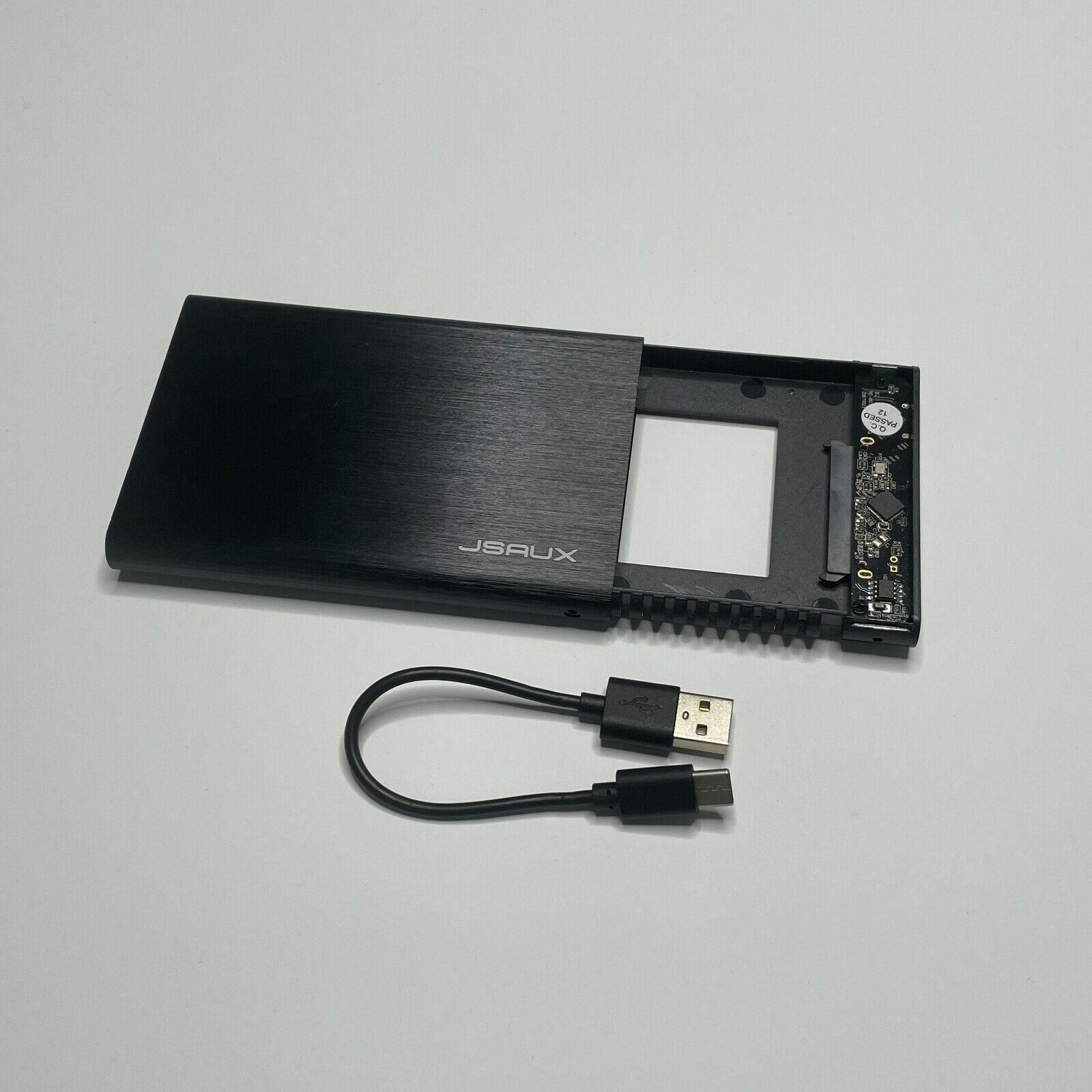 External Hard Drive Enclosure 2.5 Inch, JSAUX USB 3.0 to SATA III SSD HHD Case 6