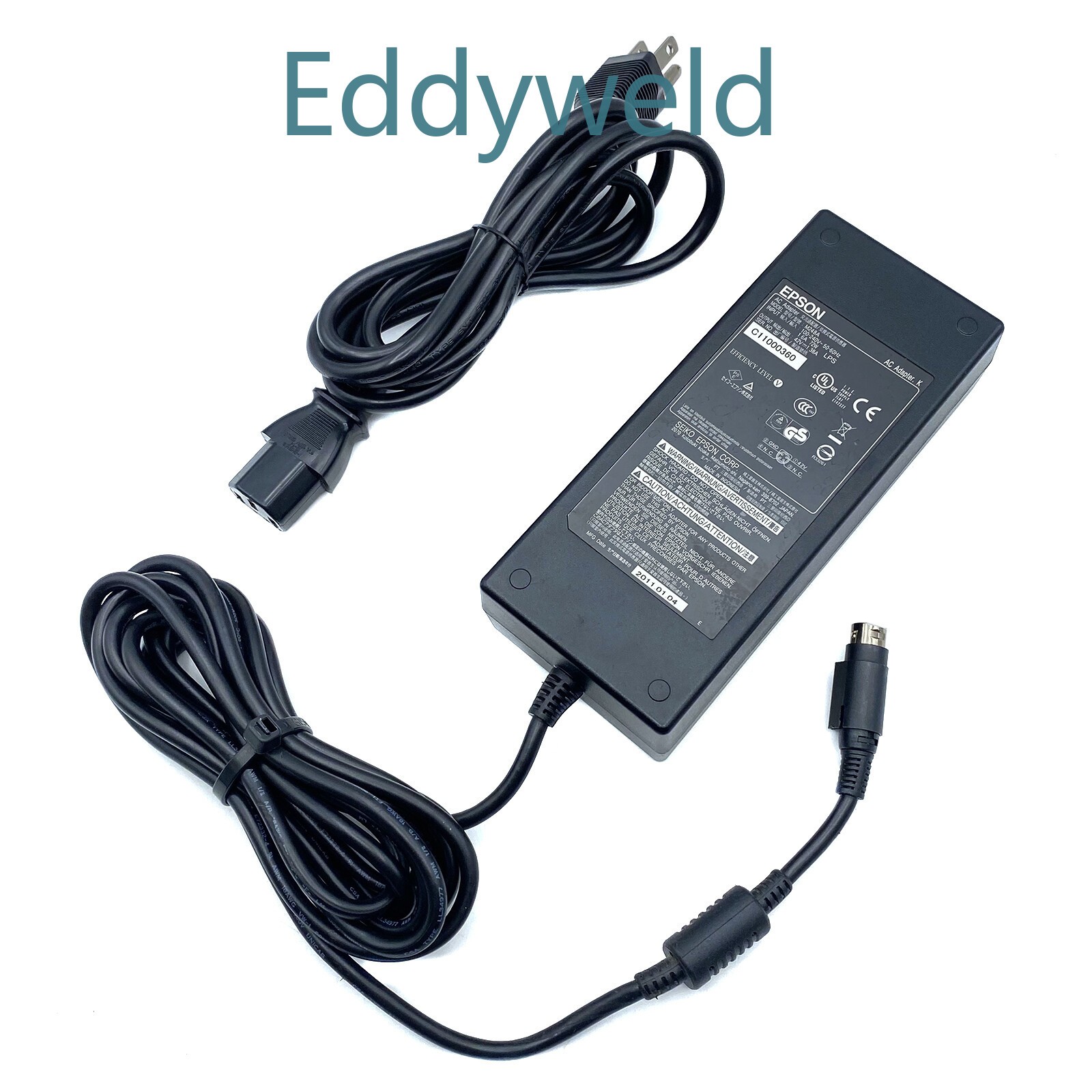 Genuine Epson 42V 1.38A 58W AC Adapter For Epson TM-C3500 Printer 4 Pin Charger