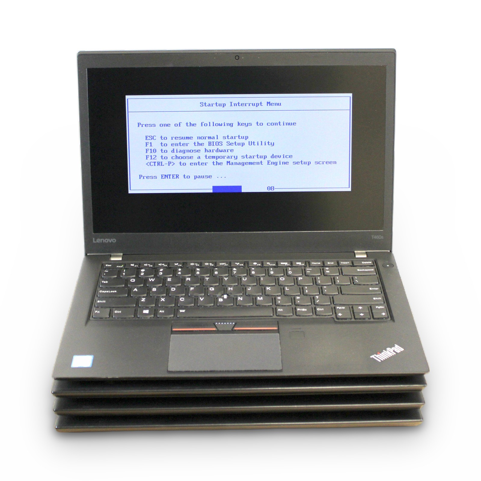 Lot of 4 Lenovo ThinkPad T460s 14in i5-6300U 8GB DDR4 No OS, Drive, Power Cord