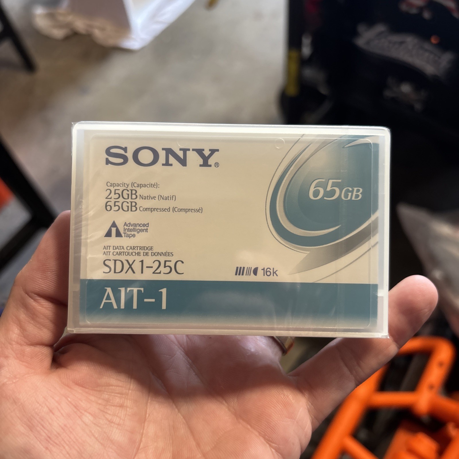 New/Sealed SONY SDX1-CL AIT Cleaning Cartridge.