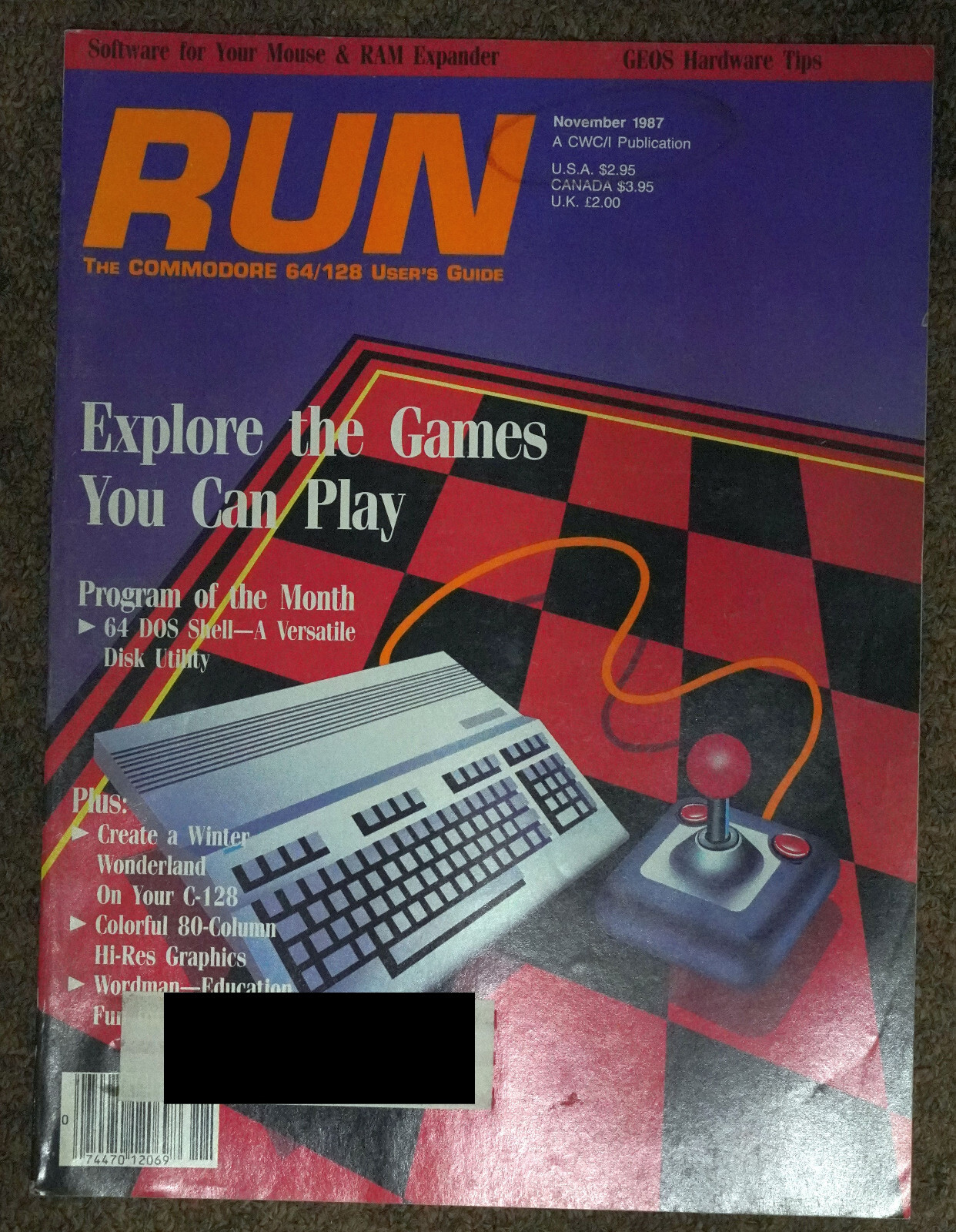 Commodore Magazine RUN November 1987