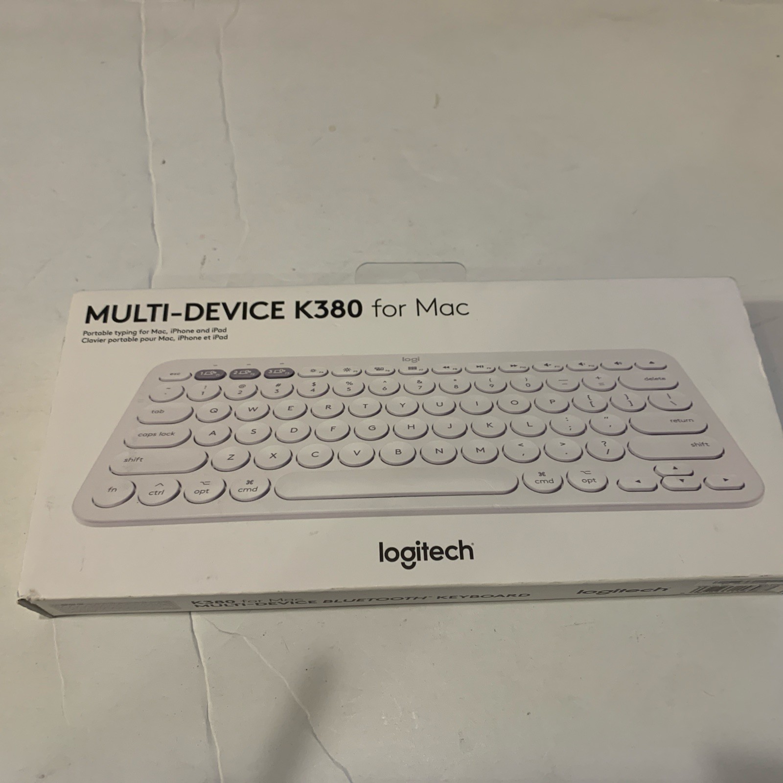 Sealed  Logitech K380 Bluetooth Keyboard for Mac - White Zp9