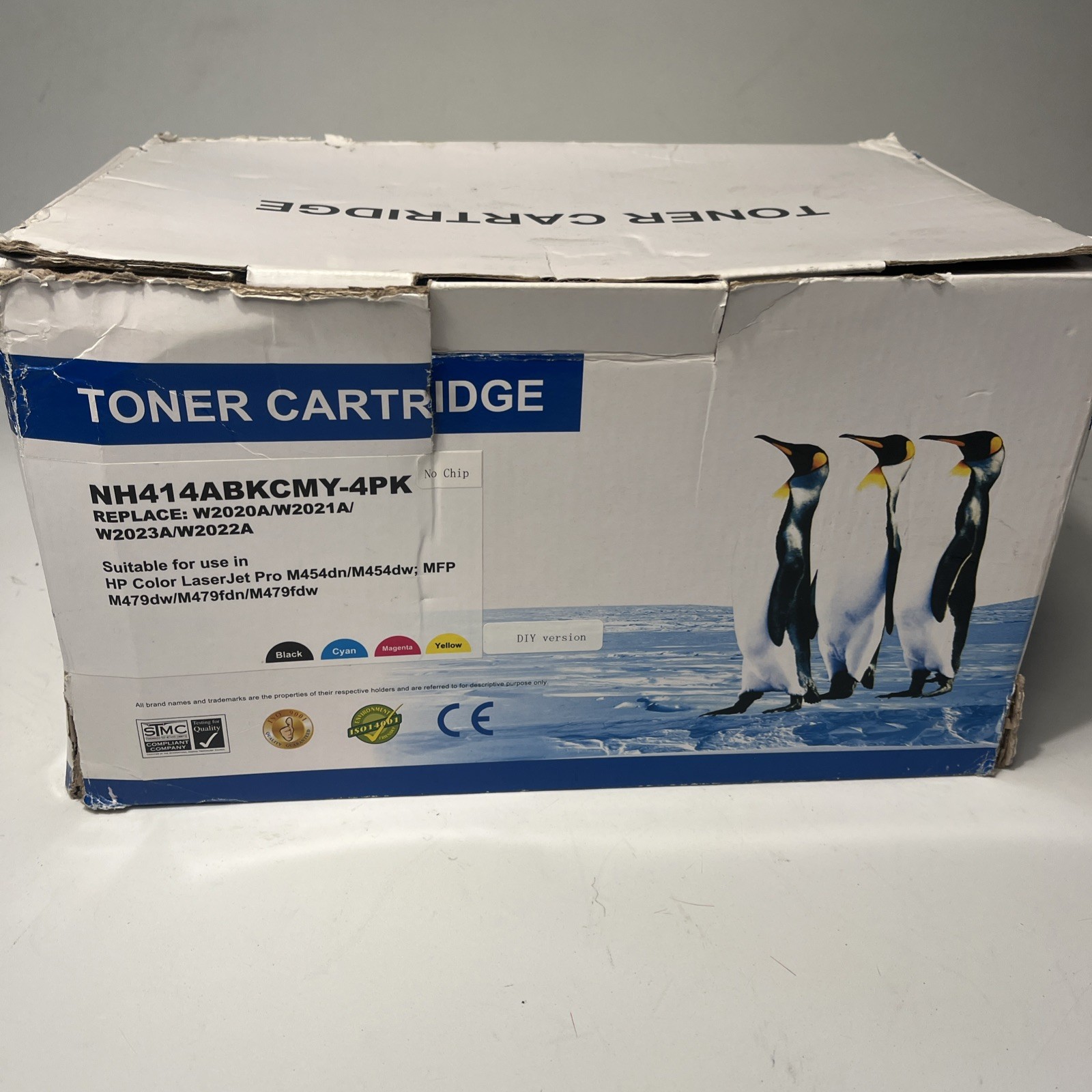 HP LaserJet Pro NH414ABKCMY 4 Pack Toner Cartridge New Sealed