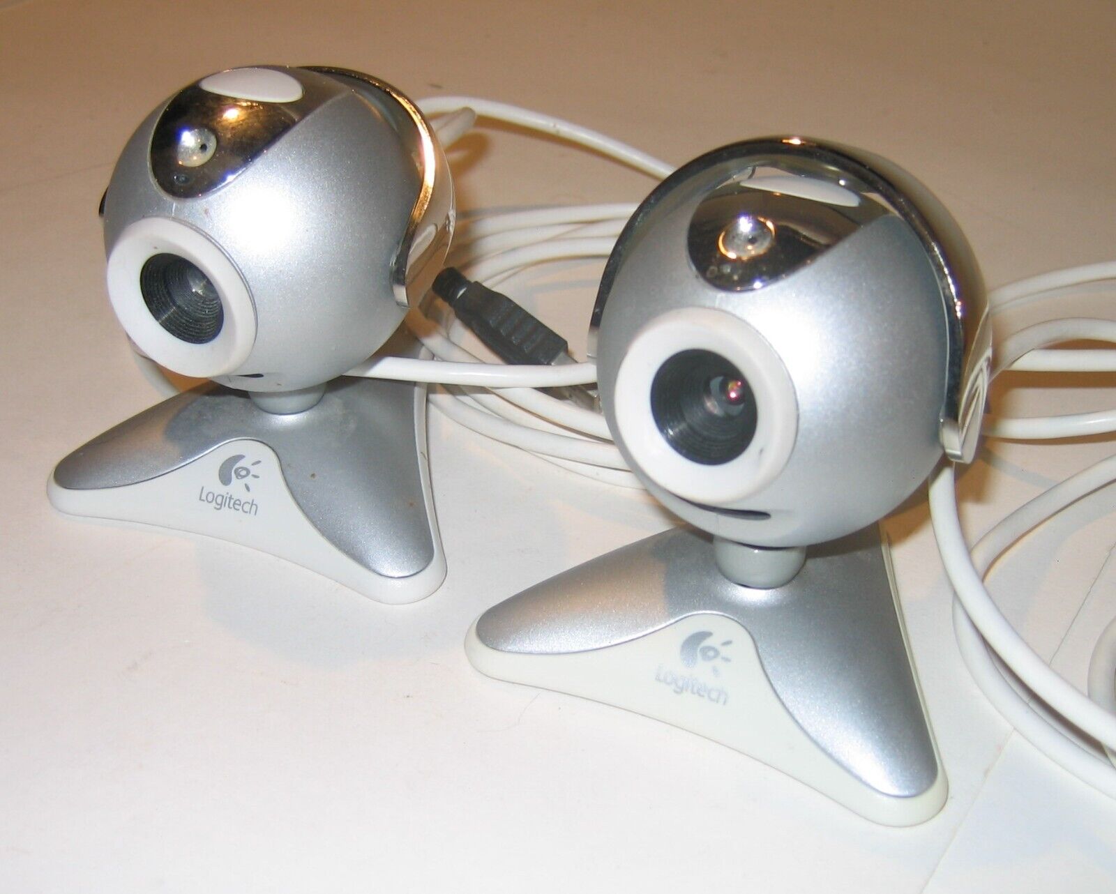 Pair of Logitech USB Webcams for Windows XP