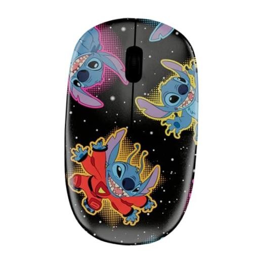 Disney Lilo and Stitch Wireless Mouse, Bluetooth Ergonomic Mouse Stitch Galaxy