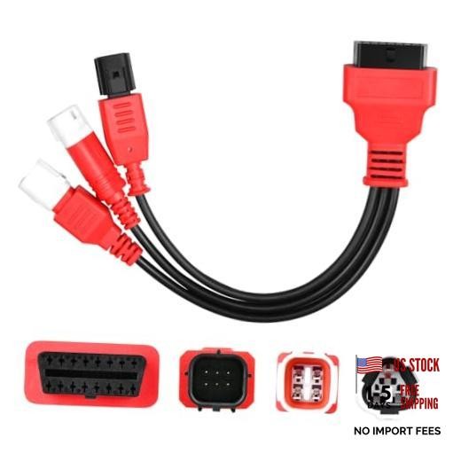 Original 3-in-1 OBD2 Adapter Cable,16 Pin to 6/4/3 Pin OBD Diagnostic