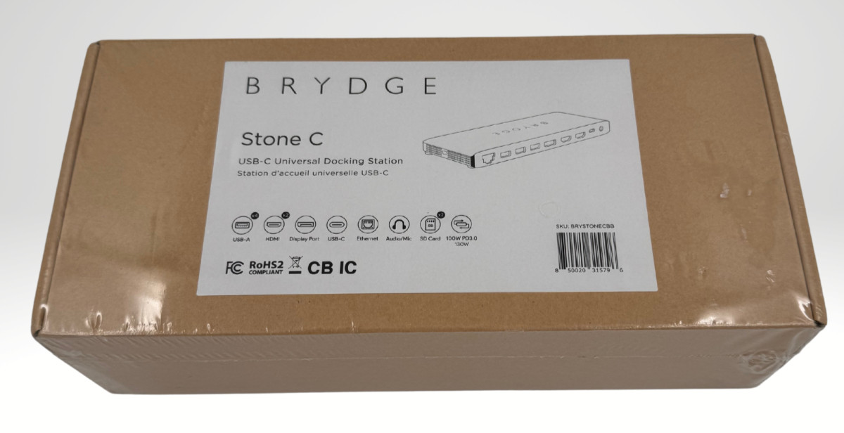 Brydge Stone C USB-C Docking Station HDMI DisplayPort Ethernet 100W PD Sealed