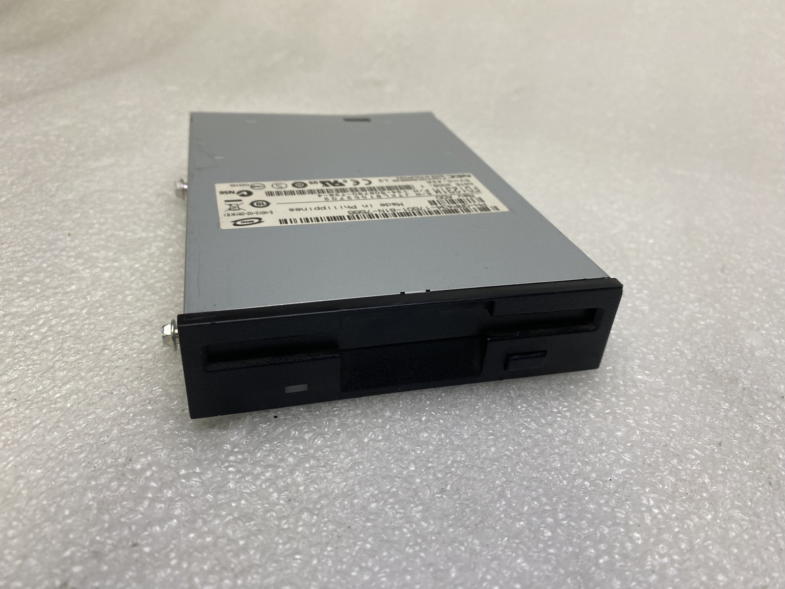 NEC FD1231M Internal 3.5" Floppy Drive Black Bezel 134-506790-738-4